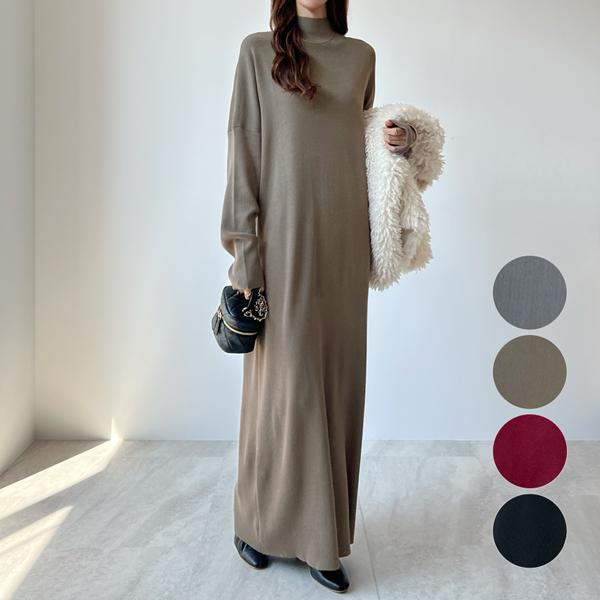 Futier Land（フューティアランド） カシミヤタッチ ハイネック 首回り