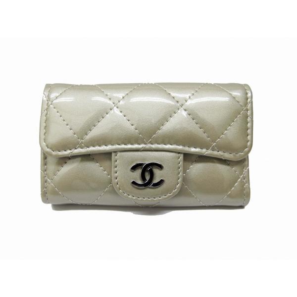 CHANEL（シャネル） 6連キーケース メタリックグレー シルバー金具