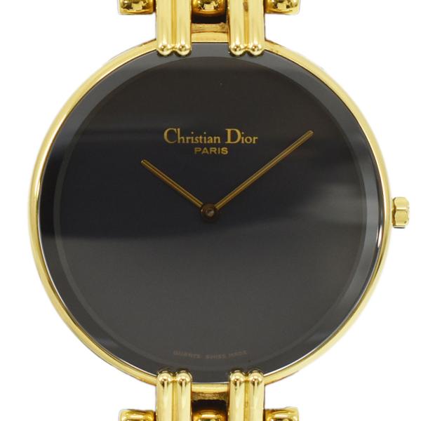 クリスチャンディオール Christian Dior 腕時計 バキラ ブラック文字盤