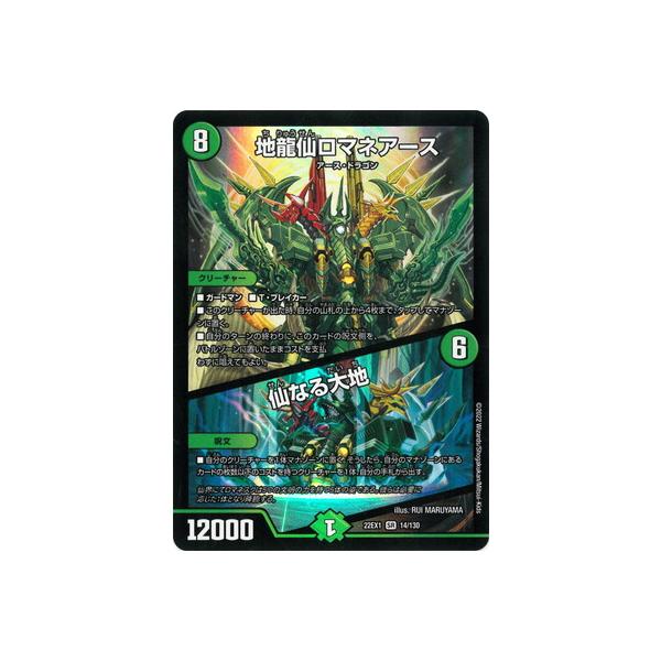 タカラトミー（TAKARA TOMY） デュエルマスターズ/DM22-EX1/14/SR/地龍