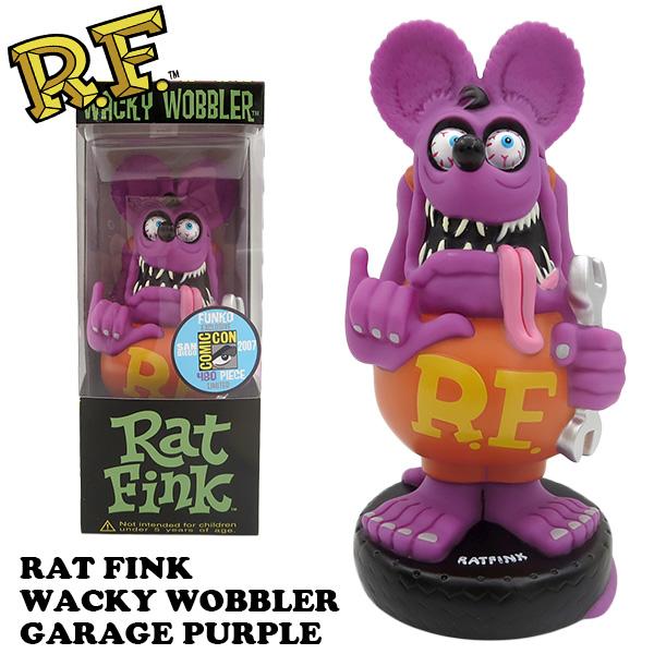 RAT FINK（ラットフィンク） フィギュア ガレージ パープル ボビング