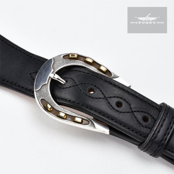 FUNNY公式ストア ファニー 1インチ ホースシュー バックル ベルト 馬蹄