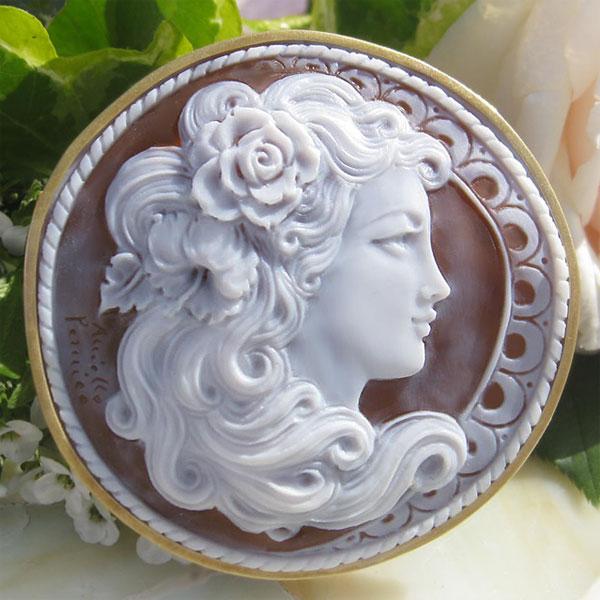 ゆーたんちゃん専用アンティークナイト&デーサードニクスシェルカメオ