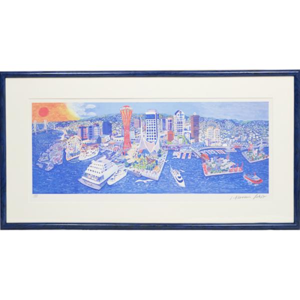 安部 はるみ 『神戸風景（仮題）』直筆サイン有り e.d. 283/1000