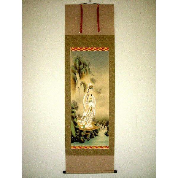 掛け軸 掛軸 岩上観音 川島玉峰 (真作・新品) : 掛け軸の専門店 香遊