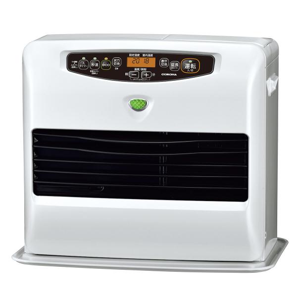 コロナ 石油ファンヒーター 木造15畳 パールホワイト KCF