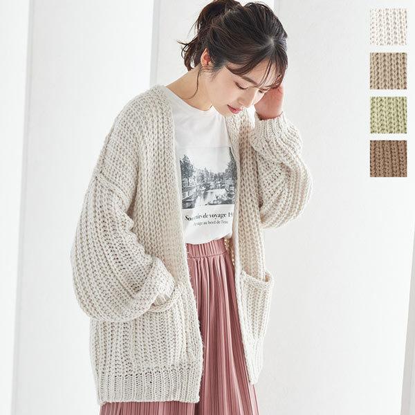 KOBE LETTUCE（神戸レタス） ニット カーディガン レディース 冬