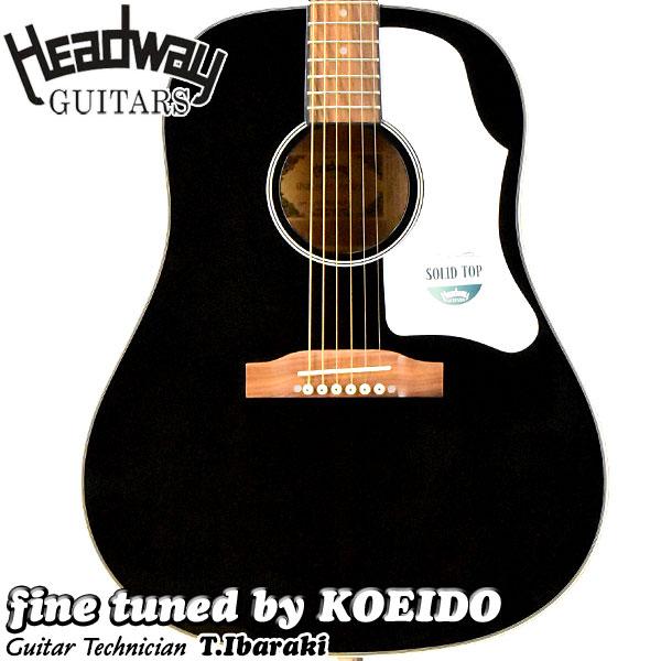 Headway アコースティックギター Headway HJ-45S BLK(レビュー特典付き
