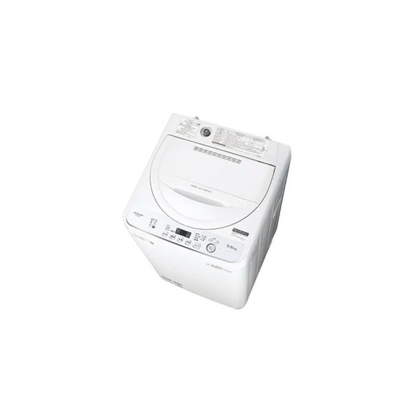 SHARP（シャープ） ES-GE5D-W 5.5kg 全自動洗濯機 ホワイト系 : 家電の