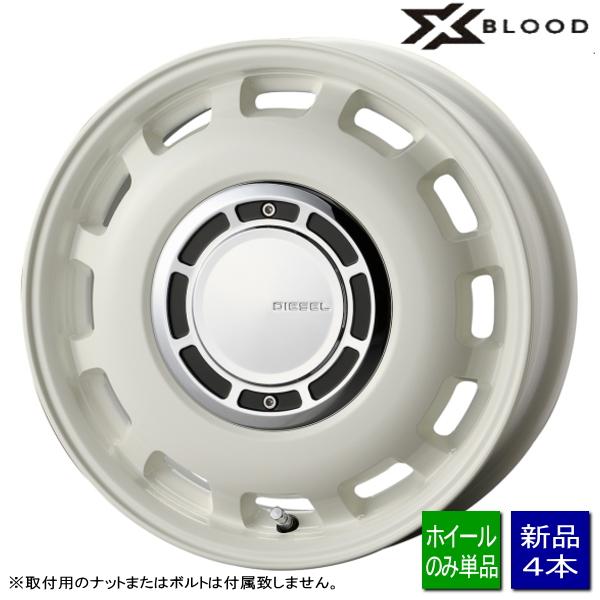 スズキ クロスビー/トヨタ ヤリス/etc 新品ホイールのみ4本 X BLOOD