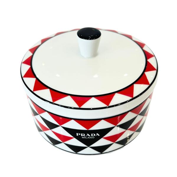 PRADA（プラダ） 未使用 PORTA OGGETTI トライアングル ポーセリング