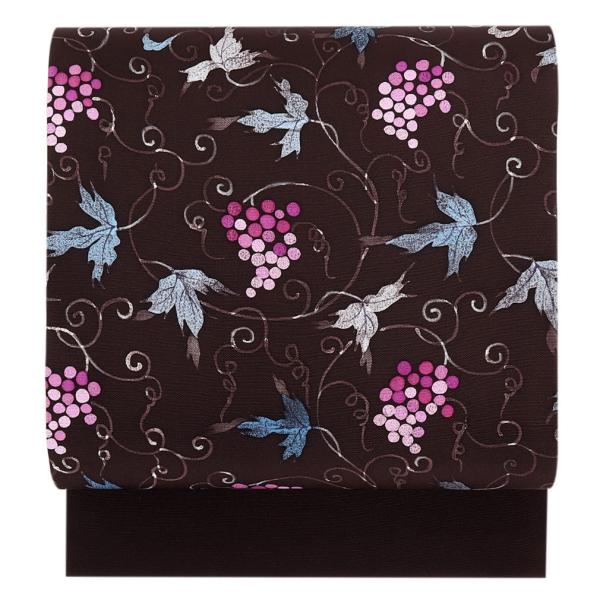 Kisste（キステ） 名古屋帯 正絹 新品 九寸名古屋帯 こげ茶 新塩瀬