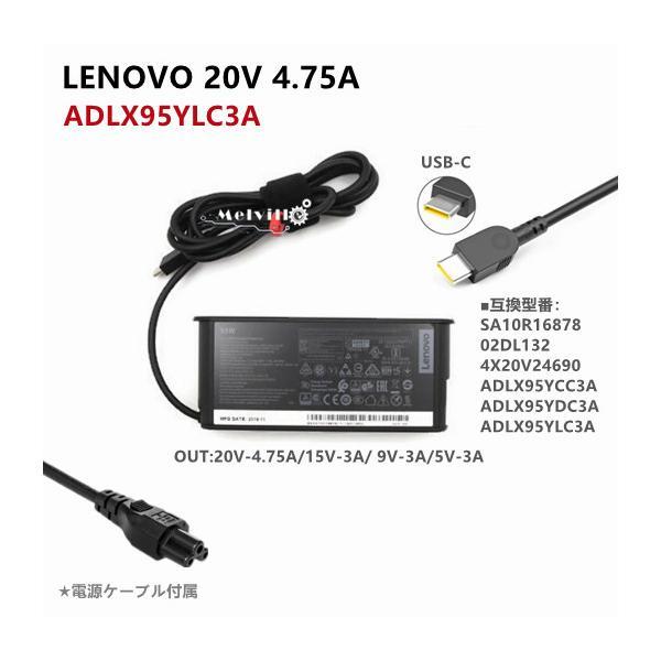 ThinkPad 純正新品 Lenovo 20V 4.75A 95W ACアダプターADLX95YLC3A