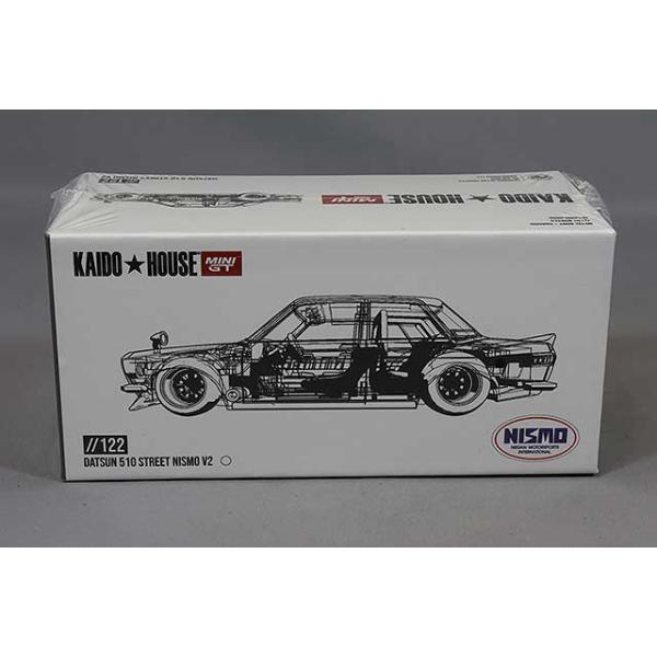 KAIDO HOUSE x TSM ミニGT 1/64 ダットサン ストリート 510 ニスモ V2