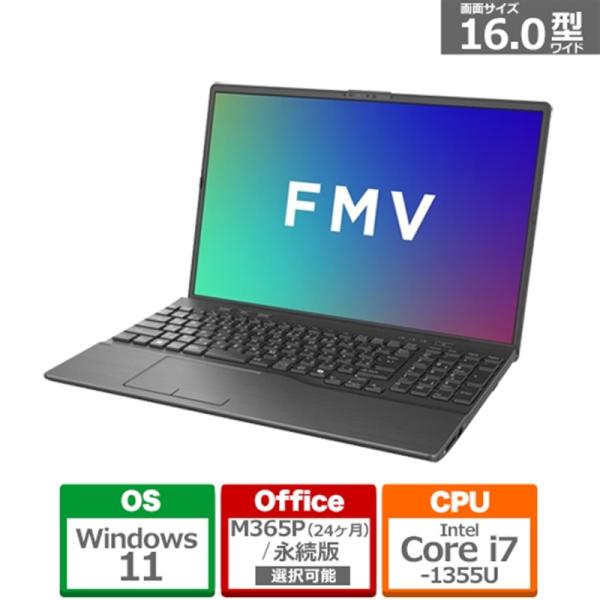 富士通 16型ノートパソコン FMV Note A FMVA76K3BK : ケーズデンキ