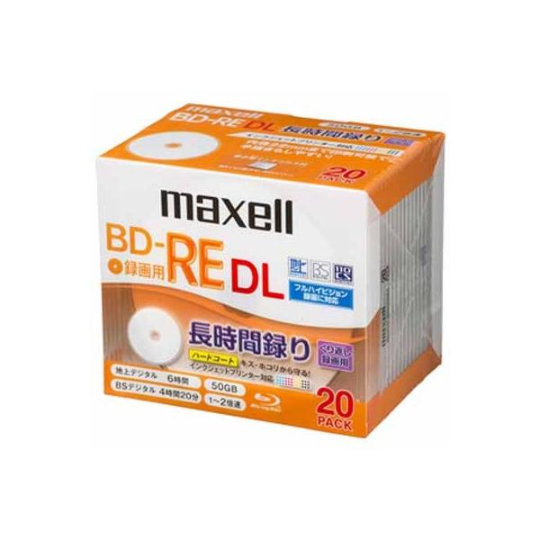 maxell（マクセル） 録画用BD−RE DL BE50VPLWPA20SKS