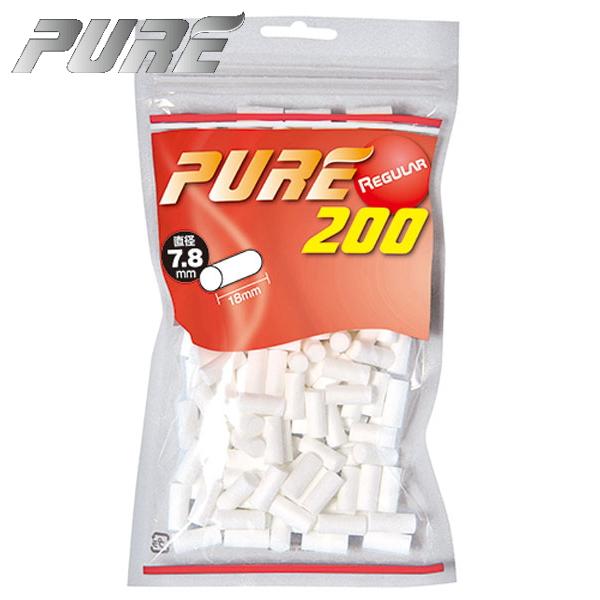 PURE ピュア フィルター レギュラー 200個入 手巻きタバコ 直径7.8mm