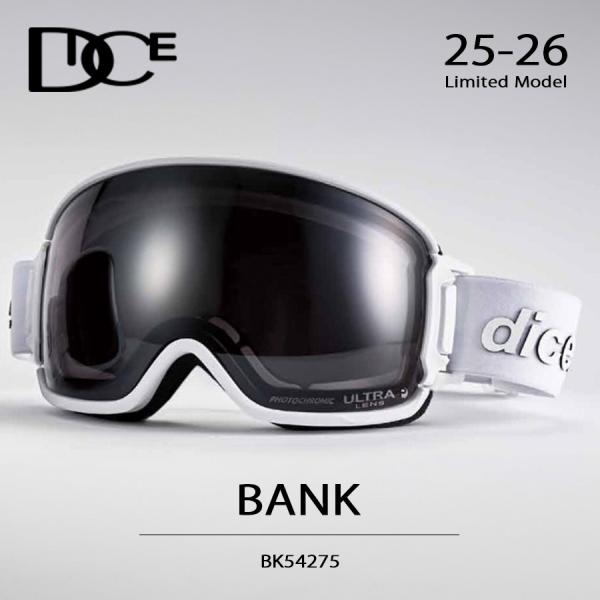 DICE（ダイス） 25-26 ゴーグル スノーボード BANK バンク リミテッド