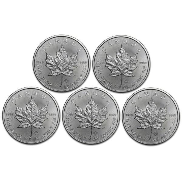 メイプルリーフ 銀貨 カラー 美女と野獣 コングをなだめる女性 1オンス