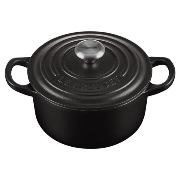 ココット・ロンド 【シグニチャー 14cm / マットブラック】LECREUSET