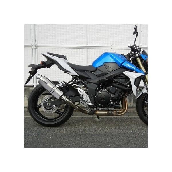 GSR750（GR7NA）13年〜 リアエキゾーストマフラー チタンオーバル