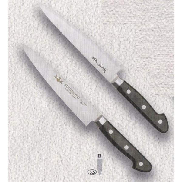 杉本 西洋料理庖丁 ツバ付CM特殊合金鋼 ペティナイフ 150mm 品番