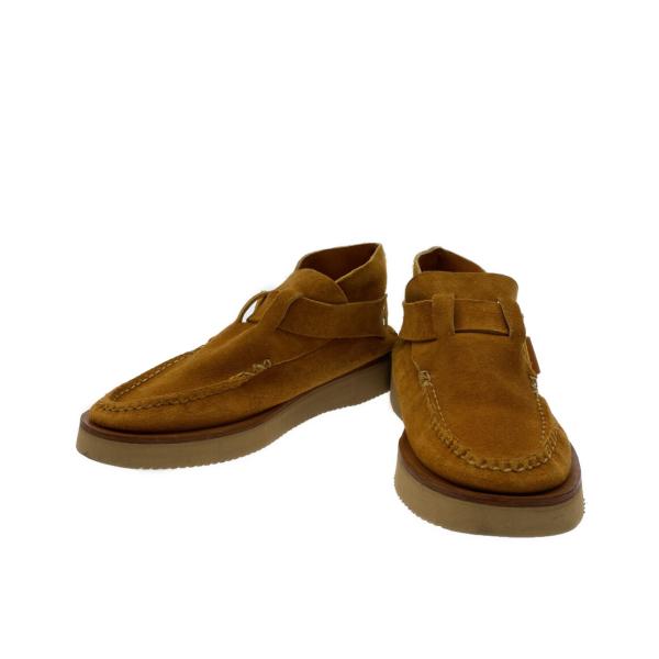 ユケテン ブーツ リングモカシン イエロースエード メンズ SIZE M9D