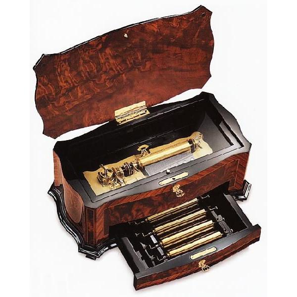 REUGE（リュージュ） リュージュオルゴール クルミのこぶ材72弁