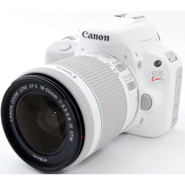 EOS キヤノン デジタル一眼 CANON Kiss X7 ホワイト レンズキット 中古