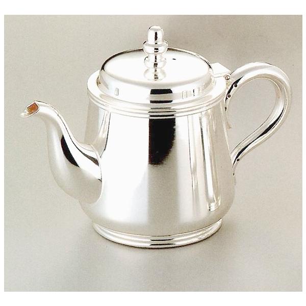 早川シルバー ティーポット 7人用 東型 洋白（ニッケルシルバー） 銀