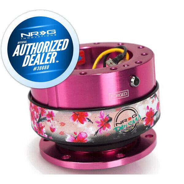US正規品 NRG Innovations SRK-200PK-SAKURA Quick Release ピンク 黒