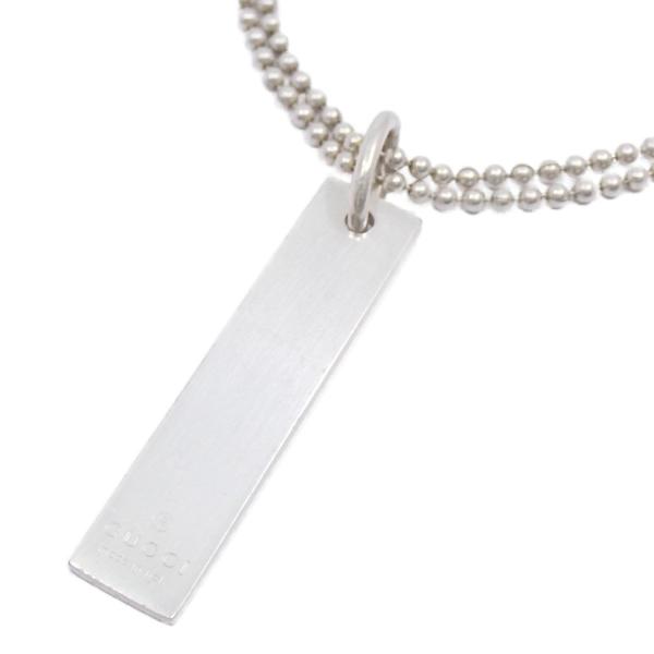 GUCCI（グッチ） プレートトップ 2連 ボールチェーン ネックレス