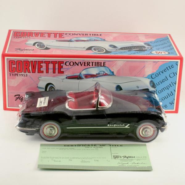 50's Fifties corvette convertible type 1953 黒色 : いずみ洋行Yahoo