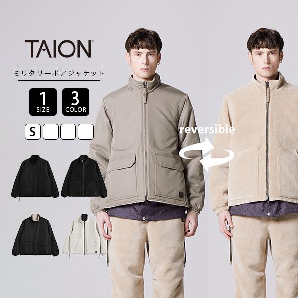 TAION（タイオン） ユニセックス ノンダウン ミリタリー リバーシブル