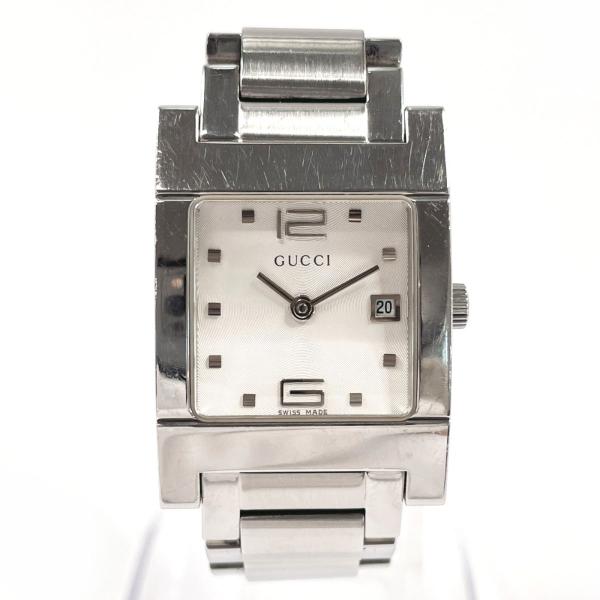 GUCCI（グッチ） 腕時計 7700L ステンレススチール シルバー ホワイト