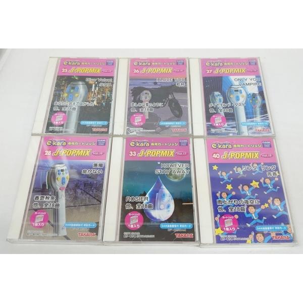 新品】e-kara イーカラ専用カートリッジ J-POP MIX Vol.13〜Vol.18