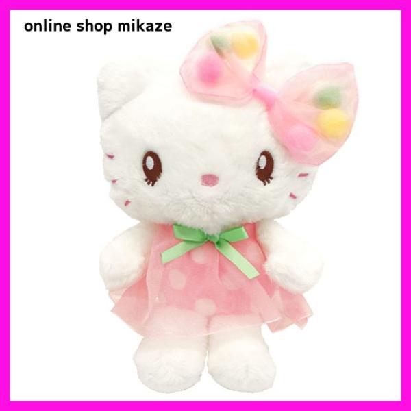 USJ ハローキティ ぬいぐるみ ポンポンリボン Sサイズ お土産 グッズ