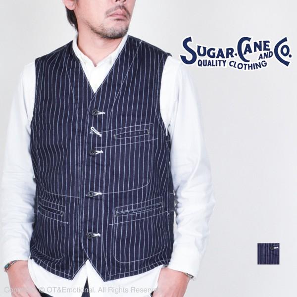 SUGAR CANE シュガーケーン（SUGAR CANE）ウォバッシュワークベスト
