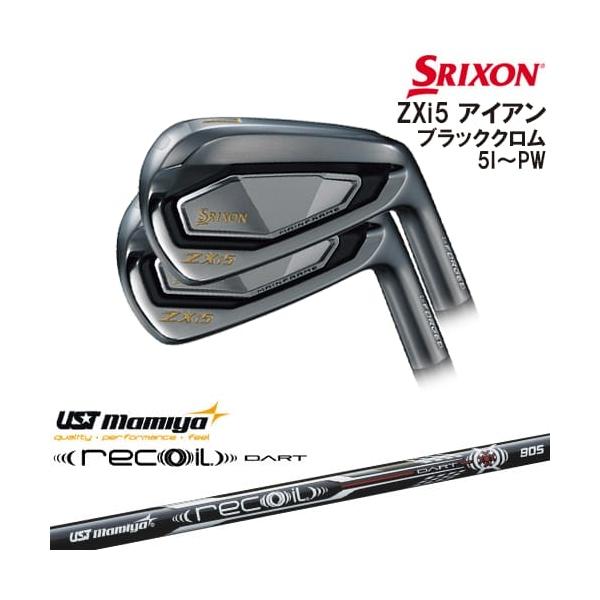 ZXi ZXi5 ブラッククロム アイアン6本set(5I-PW)[5P]スリクソンSRIXON