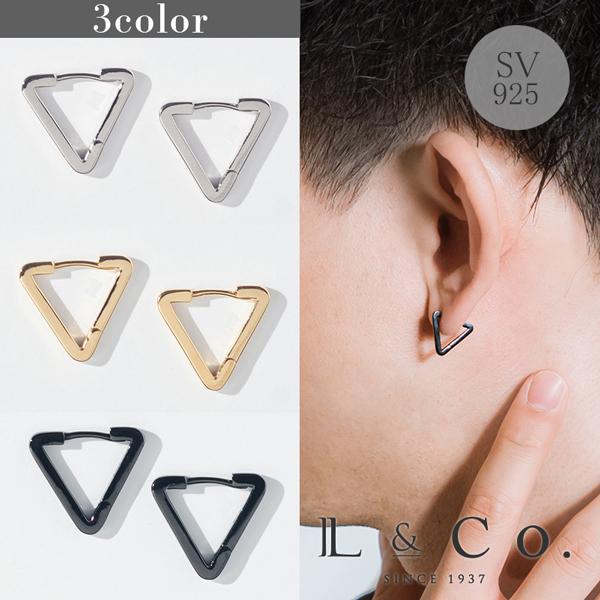 Jewel closet by L&Co. ピアス メンズ レディース 三角形
