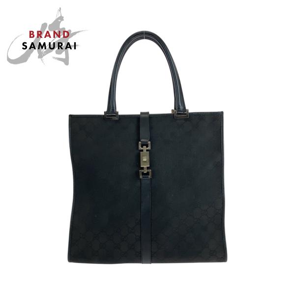 GUCCI（グッチ） 美品 ジャッキー ブラック 黒 シルバー金具 GG