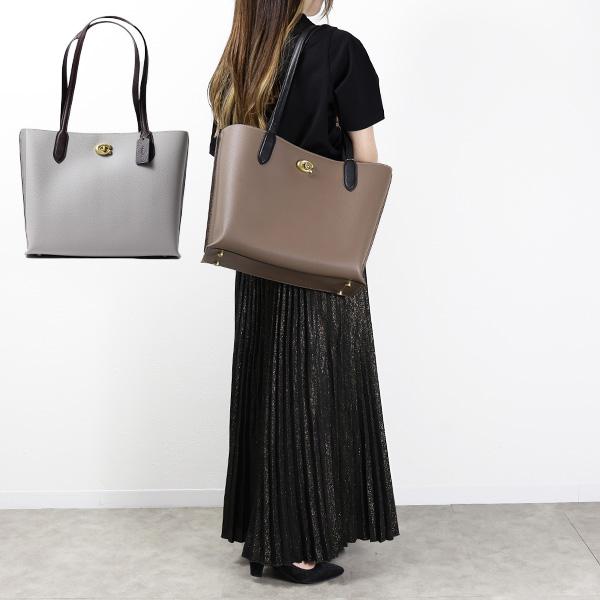 COACH（コーチ） Willow Tote Bag トートバッグ ウィロウ A4 本革