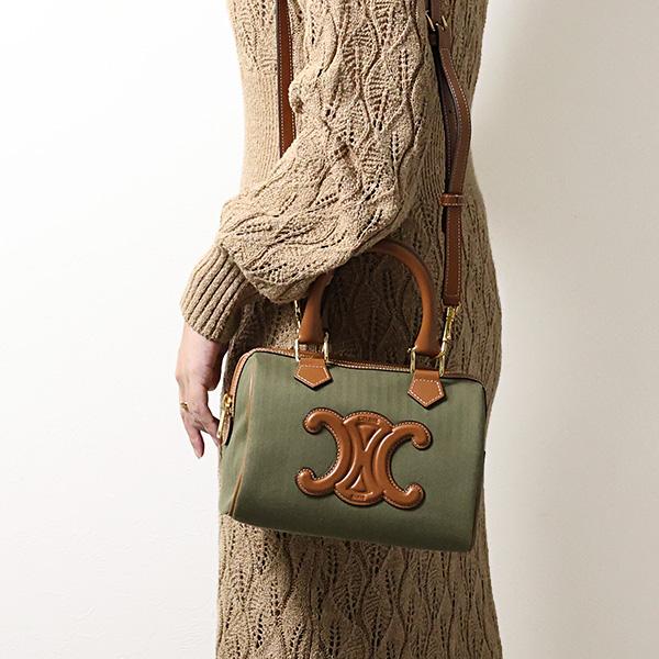 CELINE（セリーヌ） ハンドバッグ Cuir Small Boston Triomphe Hand