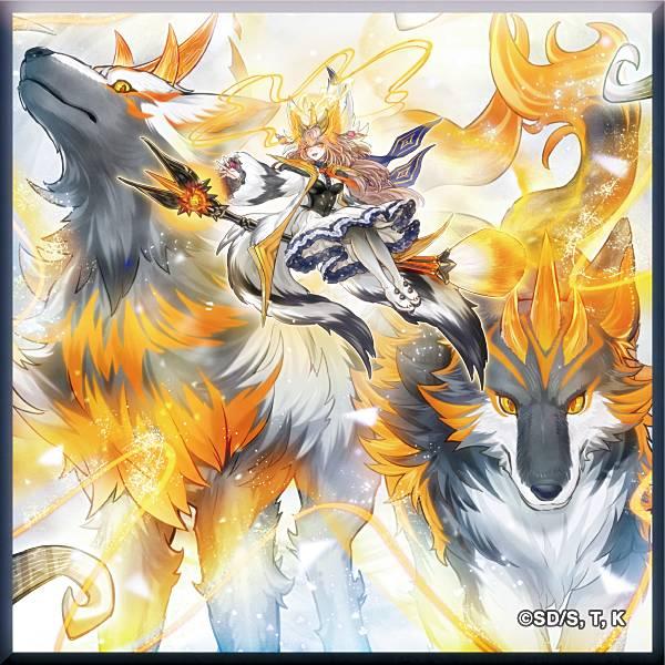 未開封 白き森の魔狼シルウィア スリーブ yot 白き森の魔狼 シルウィア