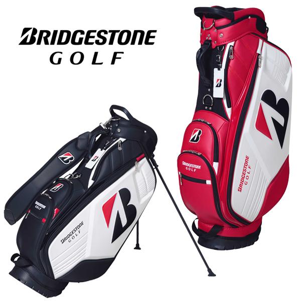 BRIDGESTONE GOLF キャディバッグ 赤黒白 BRIDGESTONE GOLF キャディ