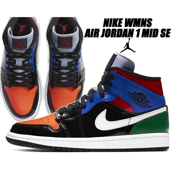 Jordan NIKE WMNS AIR JORDAN 1 MID SE black/university red cv5276