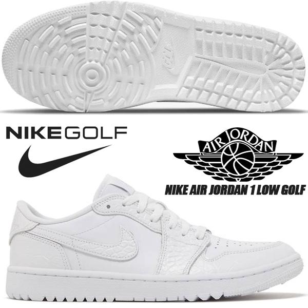 エア ジョーダン 1 NIKE AIR JORDAN LOW GOLF white/wht-pure platinum