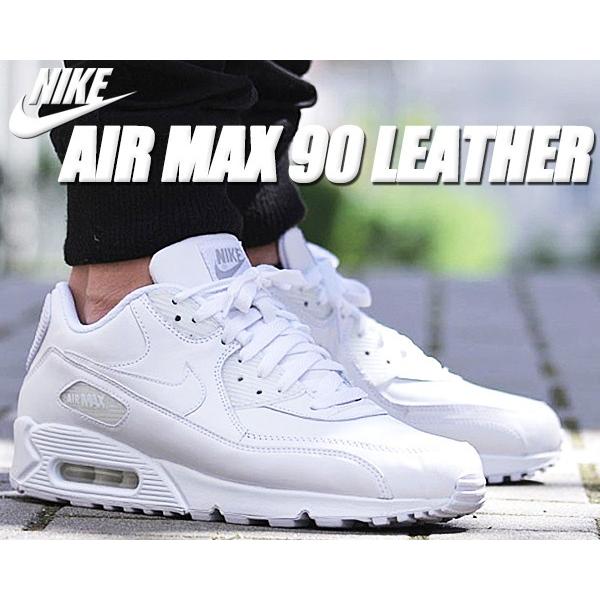 NIKE（ナイキ） NIKE AIR MAX 90 LEATHER white/wht 302519-113 エア