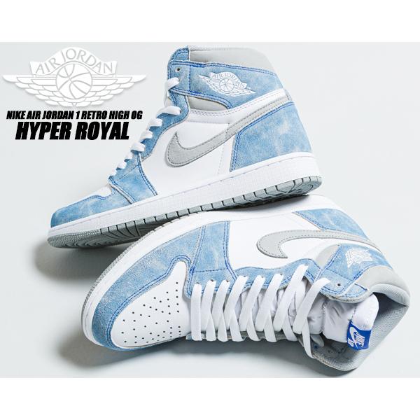 Jordan NIKE AIR JORDAN 1 RETRO HIGH OG hyper royal/white 555088