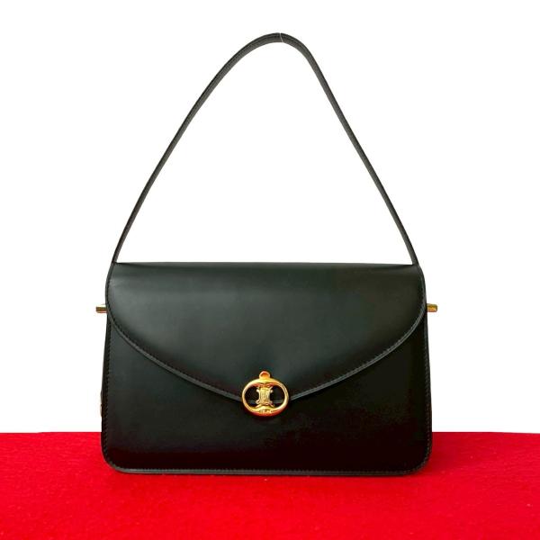 CELINE（セリーヌ） 極 美品 ヴィンテージ トリオンフ ロゴ 金具